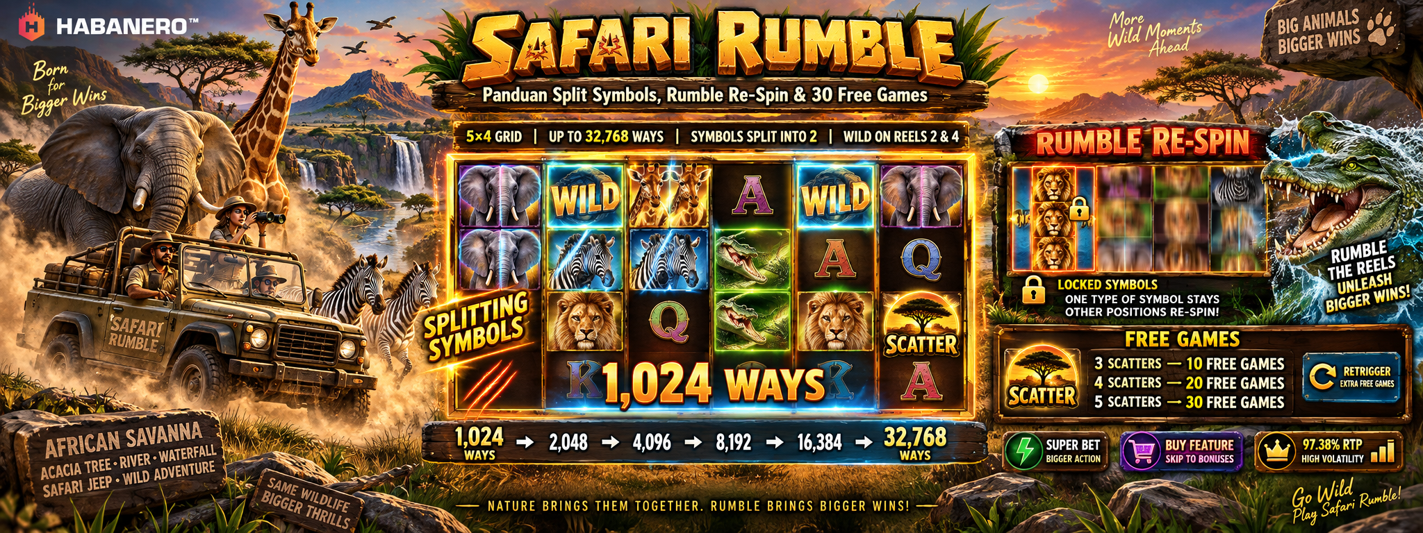 Safari Rumble Habanero
